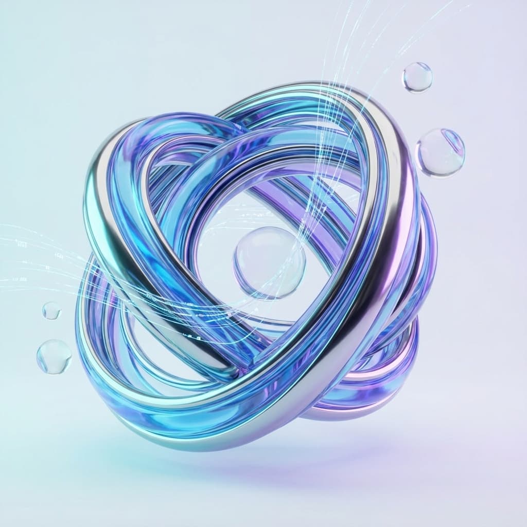 3D Abstract Tech Illustration